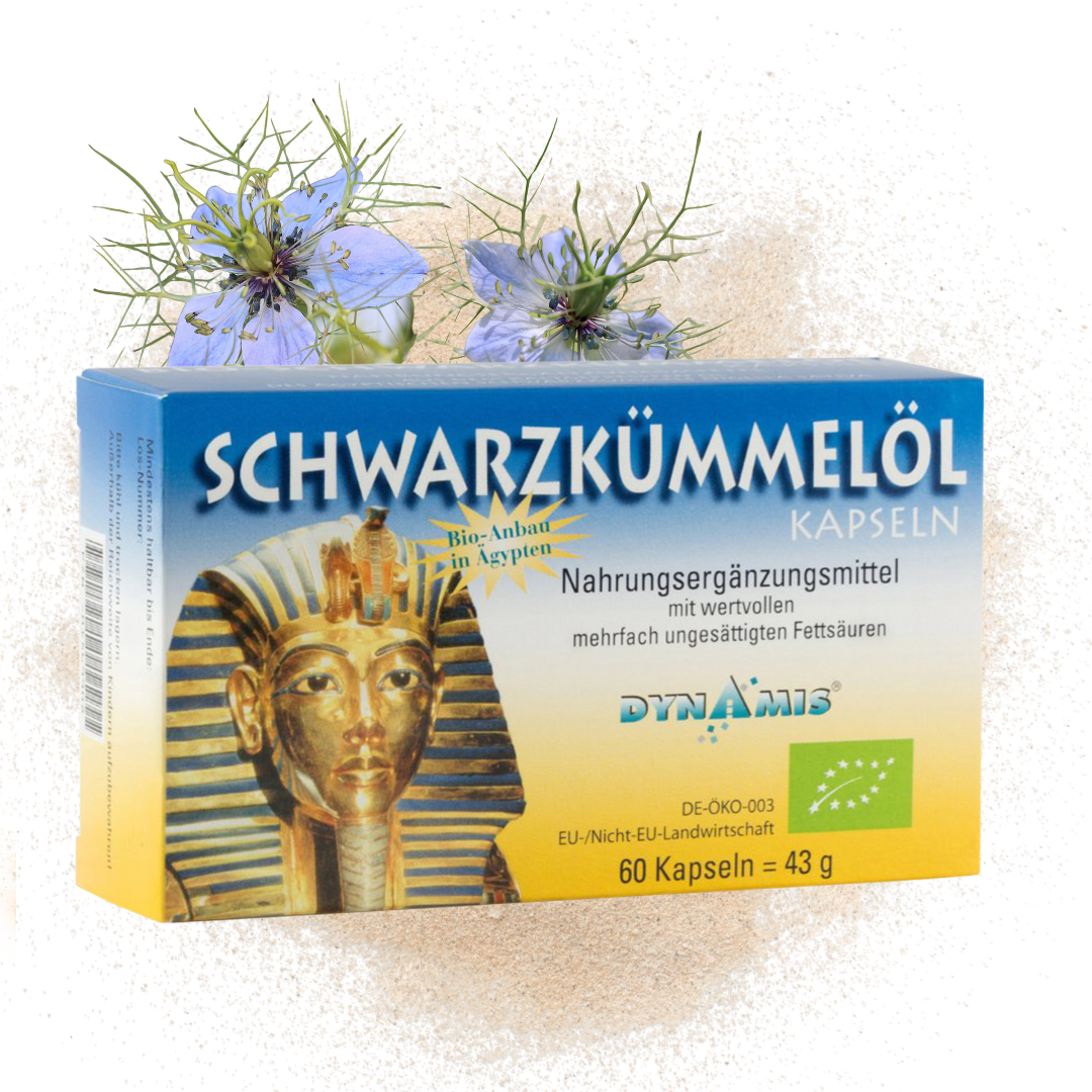 Bio-Schwarzkümmelöl Kapseln + Vitamin E