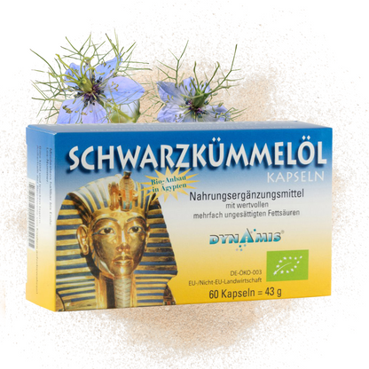 Bio-Schwarzkümmelöl Kapseln + Vitamin E