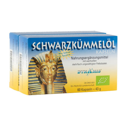 Bio-Schwarzkümmelöl Kapseln + Vitamin E